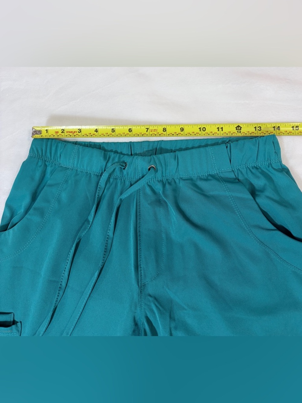 healing hands Teal Drawstring Medical Scrub Pants - Picture 14 of 14